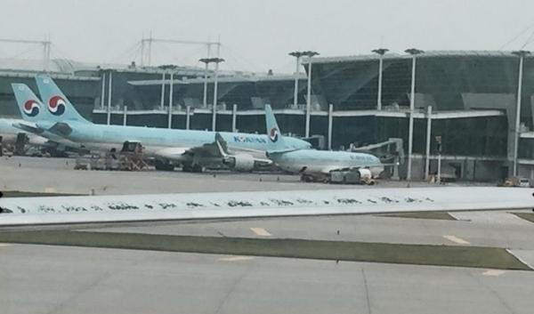 图:达美航空747在中国领空遭冰雹袭击(Brian Walke)