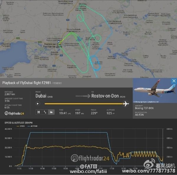 迪拜航空FZ981坠毁前发生了什么?