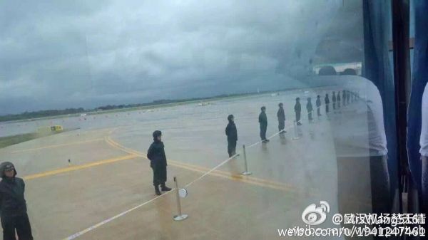 武汉机场堵车