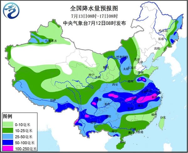 新一轮强降雨来袭 鄂皖苏等地局地有大暴雨 新一轮强降雨来袭 鄂皖苏等地局地有大暴雨