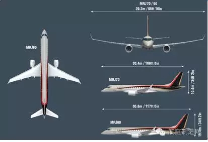 ͼ12 MRJ90ͼMRJ70ͳߴԱ