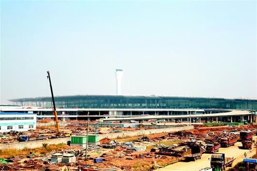 天河机场T3航站楼主楼封顶368871_ 天河机场T3航站楼主楼封顶