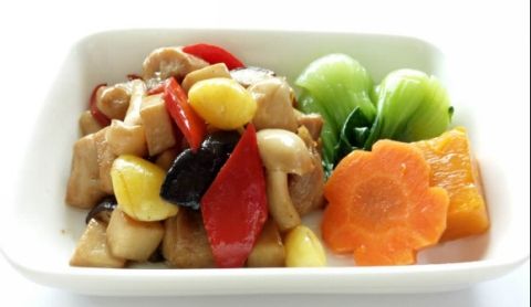 图:杂菌鸡丁