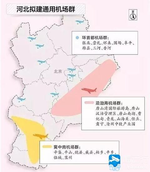 厉害了!河北将建机场群 覆盖所有县市区