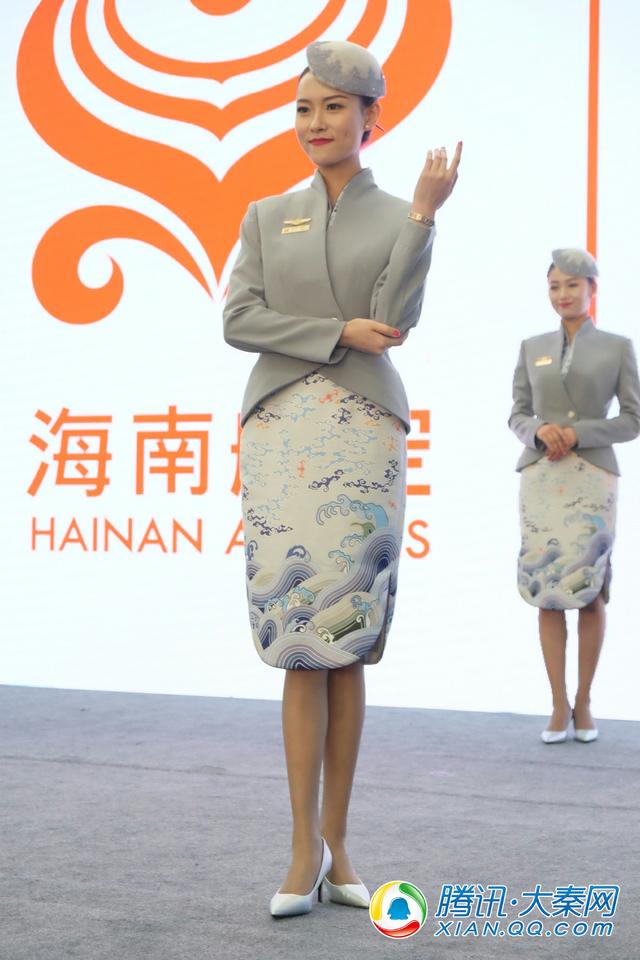 海南航空第五代空乘新制服主打“东方之美” 惊艳亮相丝路旅博会