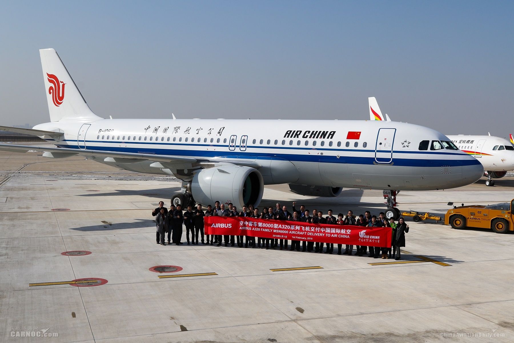 空客总装第8000架A320系列飞机交付国航434771_ 空客总装第8000架A320系列飞机交付国航