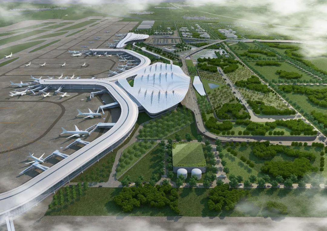 烟台机场二期工程建筑规划设计方案敲定456099_ 烟台机场二期工程建筑规划设计方案敲定