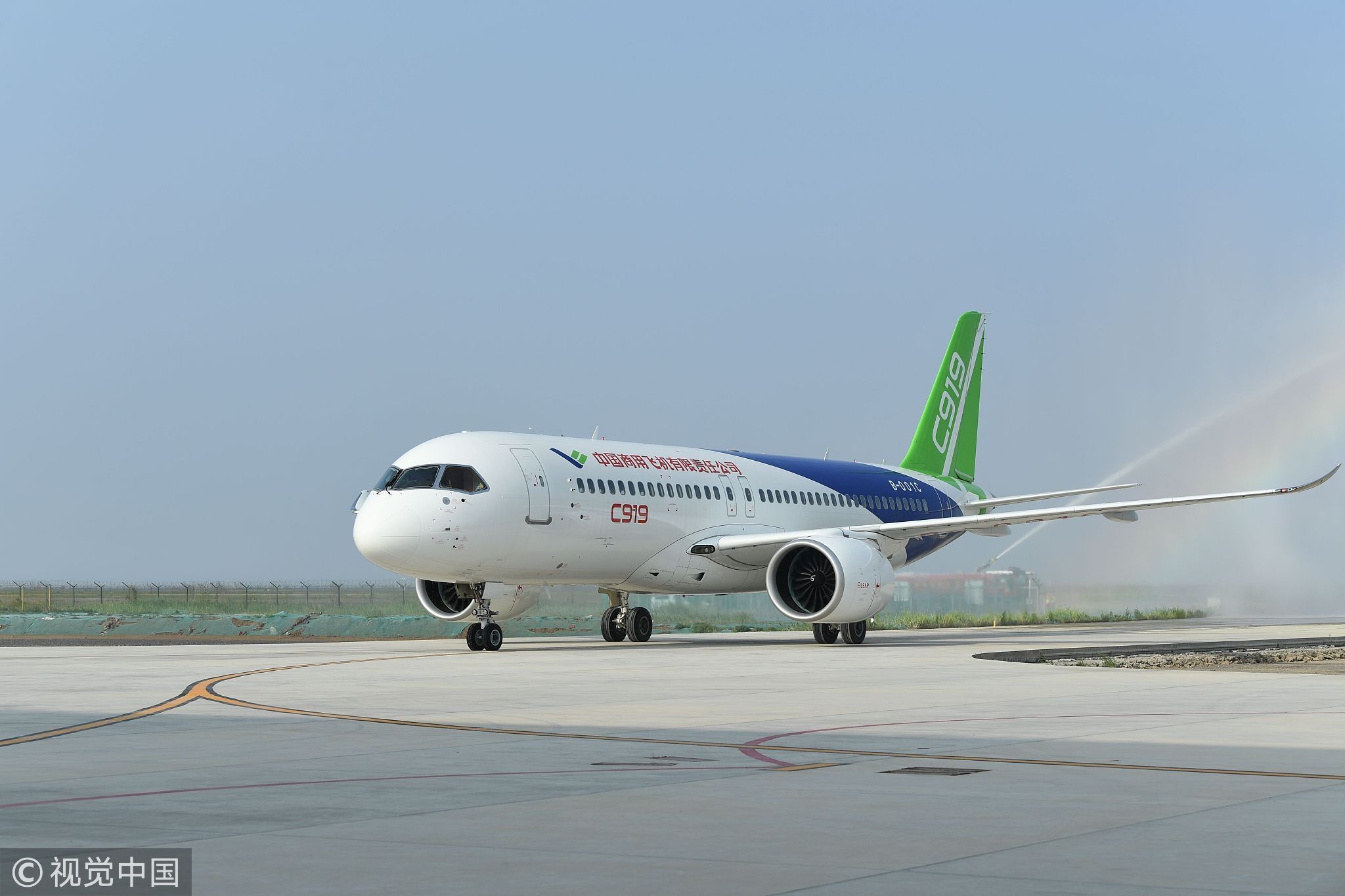 C919二号机转场东营后 圆满完成第二次试飞461629_ C919二号机转场东营后 圆满完成第二次试飞