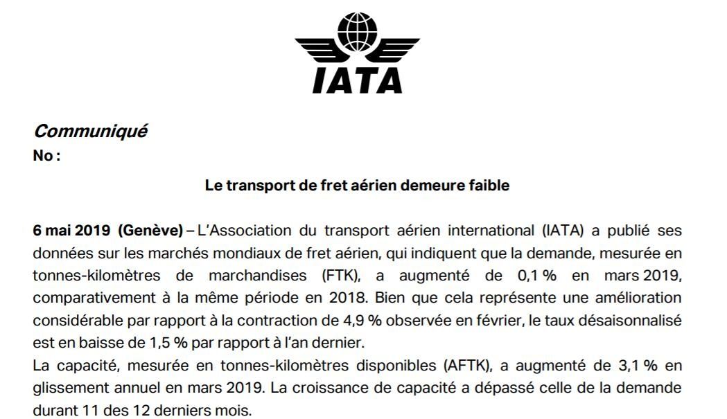 国际航协最新报告称全球航空货运需求持续疲软492741_ 国际航协最新报告称全球航空货运需求持续疲软