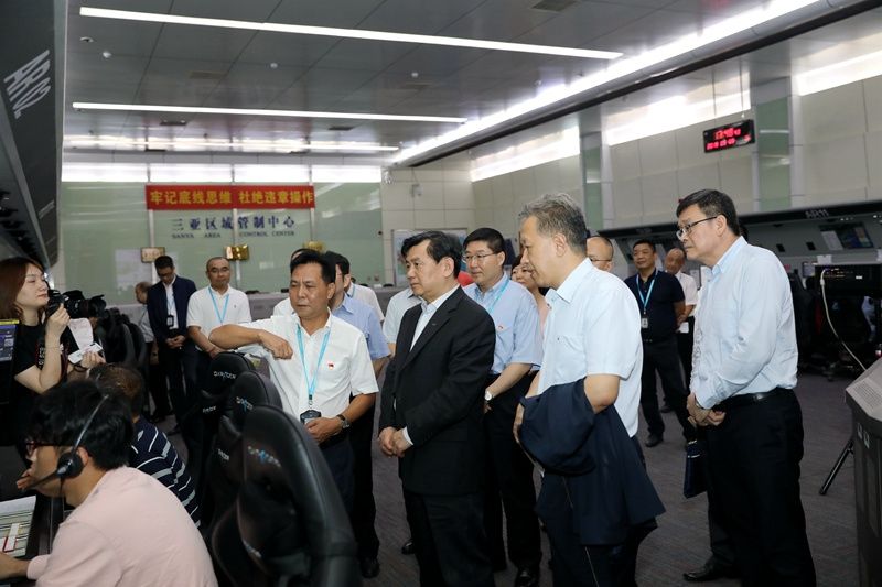 民航局局长冯正霖到海南空管分局调研492919_ 民航局局长冯正霖到海南空管分局调研