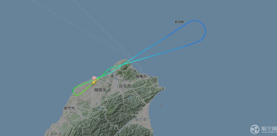 长荣航空台北飞福冈航班疑因讯号异常起飞后紧急返航502087_ 长荣航空台北飞福冈航班疑因讯号异常起飞后紧急返航