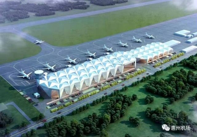 惠州机场新航站楼将力争本月底建成 新增4条登机廊桥502083_ 惠州机场新航站楼将力争本月底建成 新增4条登机廊桥