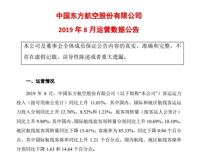 东航8月新开5条航线 旅客周转量同比上升9.8%506531_ 东航8月新开5条航线 旅客周转量同比上升9.8%