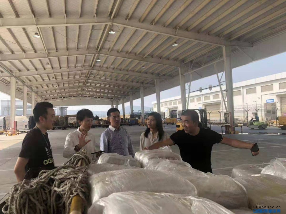 内蒙古民航机场地服分公司赴江西昌北机场货运部参观学习