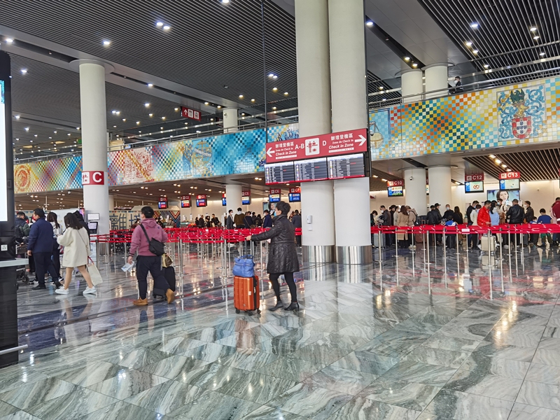 澳门机场春节旅客逾7万6千人次 比去年同期大幅上升超过8成599071_ 澳门机场春节旅客逾7万6千人次 比去年同期大幅上升超过8成